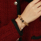 Fortune Jewel Natural Tiger Eye Citrine Beads Fortune Gourd Strength Bracelet