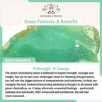 Fortune Jewel 925 Sterling Silver Green Chalcedony Rose Strength Courage Earrings