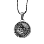 Fortune Jewel Pure Tin Polishing Koi Fish Wealth Necklace Pendant