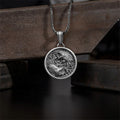 Fortune Jewel Pure Tin Polishing Koi Fish Wealth Necklace Pendant