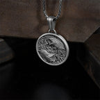 Fortune Jewel Pure Tin Polishing Koi Fish Wealth Necklace Pendant