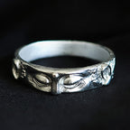 Fortune Jewel 999 Sterling Silver Buddha Eyes Protection Ring - Fortune Jewel