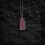 Fortune Jewel 999 Sterling Silver 24k Gold Waves Sun Balance Necklace Pendant