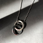 Fortune Jewel Copper Qiankun Hoop Big Dipper Luck Necklace Pendant