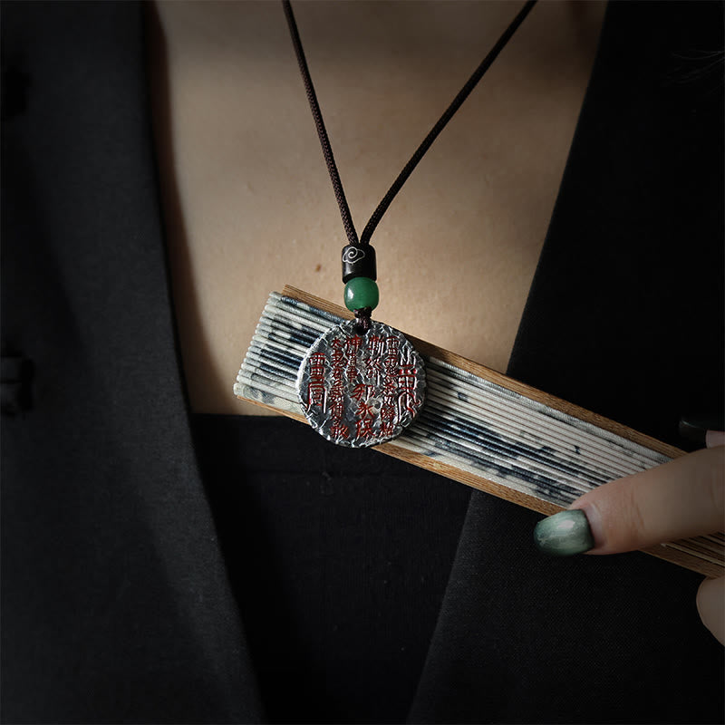 Fortune Jewel 999 Sterling Silver 24k Gold Bagua Tai Chi Yin Yang Design Mountain Ghosts Spend Money Harmony Necklace Pendant Fortune Jewel