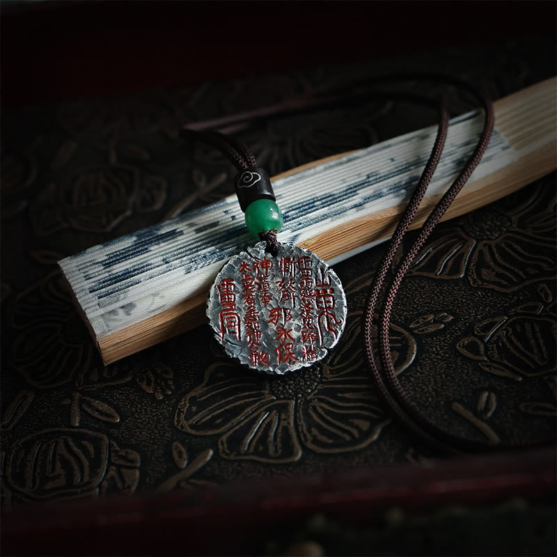 Fortune Jewel 999 Sterling Silver 24k Gold Bagua Tai Chi Yin Yang Design Mountain Ghosts Spend Money Harmony Necklace Pendant Fortune Jewel