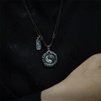 Fortune Jewel 999 Sterling Silver Tai Chi Yin Yang Design Harmony Necklace Pendant Fortune Jewel