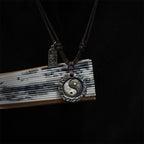 Fortune Jewel 999 Sterling Silver Tai Chi Yin Yang Design Harmony Necklace Pendant Fortune Jewel