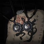 Fortune Jewel 999 Sterling Silver Tai Chi Yin Yang Design Harmony Necklace Pendant Fortune Jewel