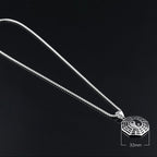 Buddha Stones Titanium Steel Bagua Yin Yang Pattern Balance Necklace Pendant Fortune Jewel