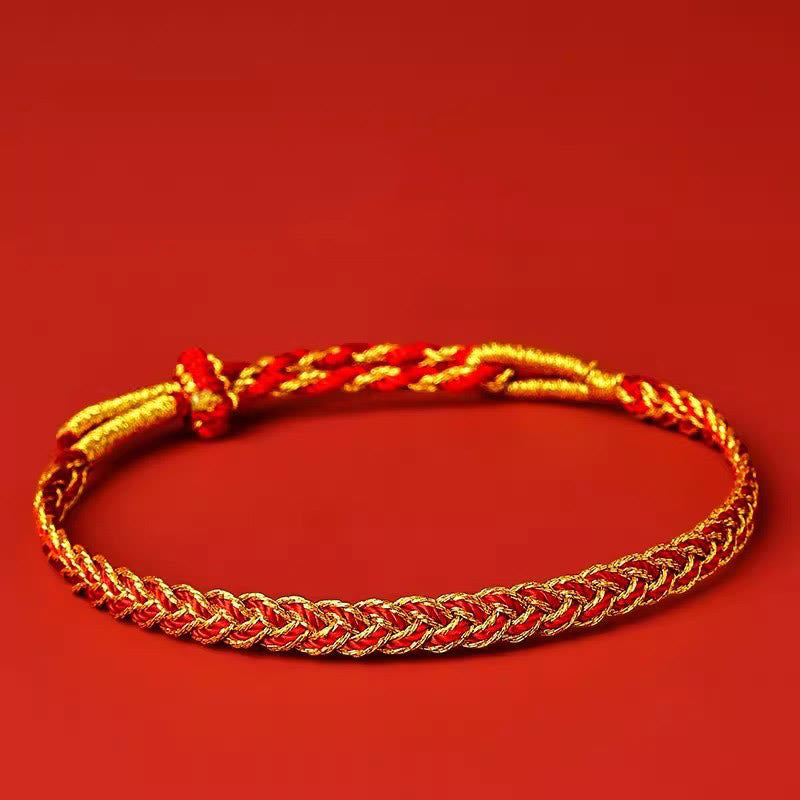 Fortune Jewel Red String Yellow String Luck Bracelet
