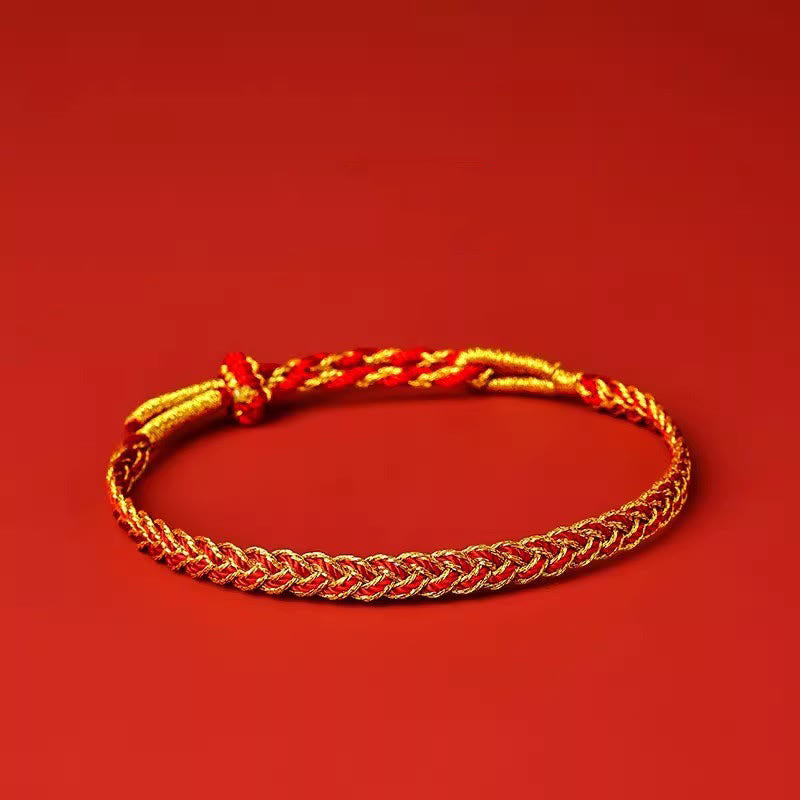 Fortune Jewel Red String Yellow String Luck Bracelet