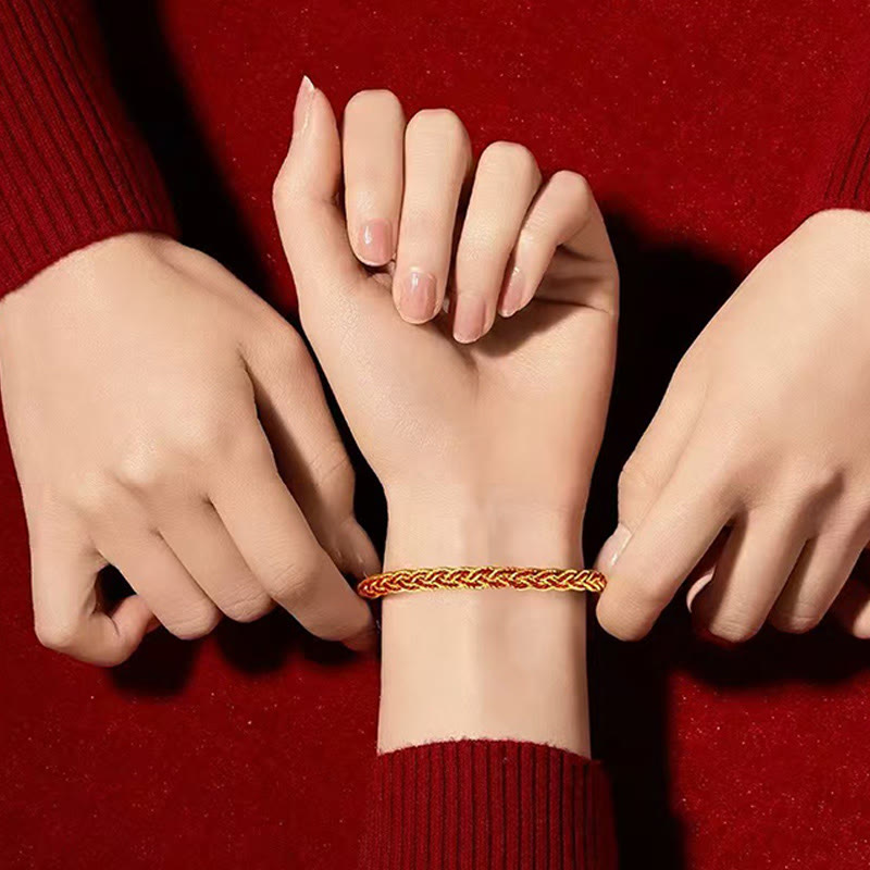 Fortune Jewel Red String Yellow String Luck Bracelet