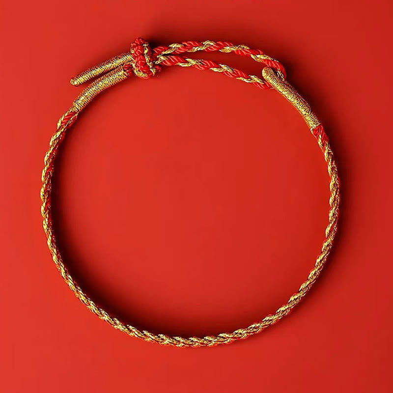 Fortune Jewel Red String Yellow String Luck Bracelet