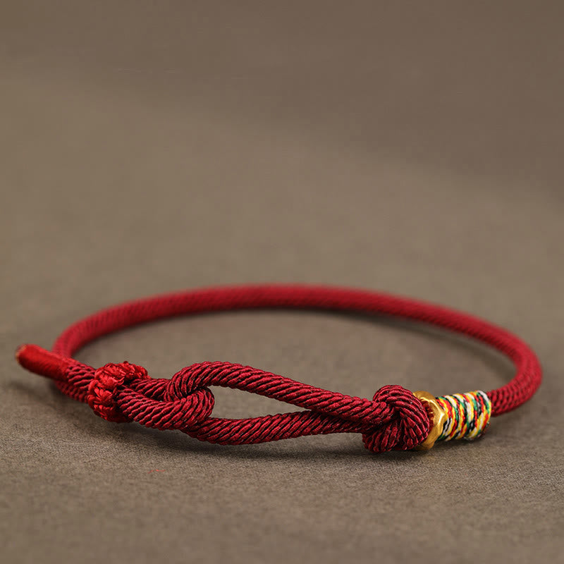 Fortune Jewel Red String 925 Sterling Silver 999 Sterling Silver Coin Luck Bracelet
