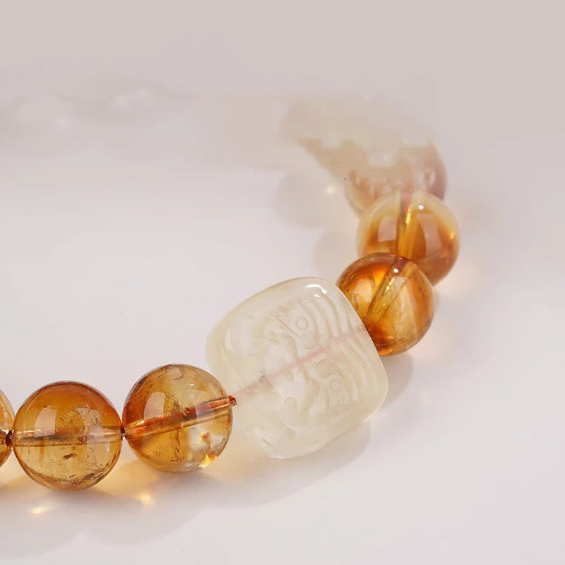 Fortune Jewel Topaz Zashi Lhamo Kindness Bracelet