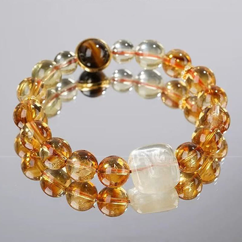 Fortune Jewel Topaz Zashi Lhamo Kindness Bracelet