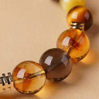 Fortune Jewel Citrine Topaz Tiger Eye Happiness Bracelet