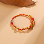 Fortune Jewel Colorful String Snake Dragon Year of the Snake Luck Bracelet