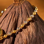 Fortune Jewel Feng Sheng Shui Qi Copper Brass Rotatable Windmill Bead Protection Braided Bracelet