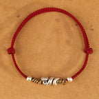 Fortune Jewel Red String 999 Sterling Silver Year Of The Snake Anklet