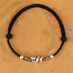 Fortune Jewel Red String 999 Sterling Silver Year Of The Snake Anklet