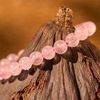 Fortune Jewel Rose Quartz Healing Energy Bracelet