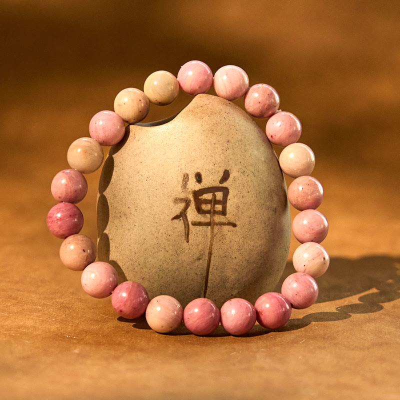 Fortune Jewel Rhodonite Healing Relationships Bracelet