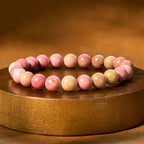 Fortune Jewel Rhodonite Healing Relationships Bracelet