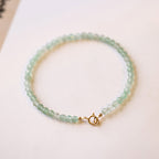 Fortune Jewel 3mm Small Green Aventurine Ultra-Thin Beads Luck Bracelet