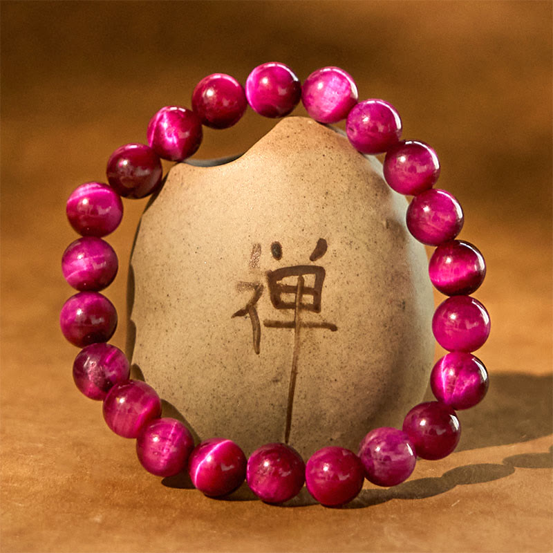 Fortune Jewel Red Tiger Eye Calm Bracelet