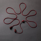 Fortune Jewel Natural Cinnabar Chinese Zodiac Gourd Calm Blessing Red String Belly Chain