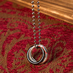Fortune Jewel Copper Qiankun Hoop Big Dipper Luck Necklace Pendant