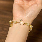 Fortune Jewel Natural Hetian Jade Fu Character Fu Brand Rabbit Abundance Bracelet