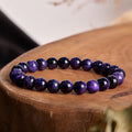 Fortune Jewel Purple Tiger Eye Creativity Bracelet