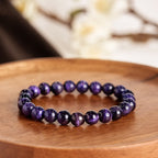 Fortune Jewel Purple Tiger Eye Creativity Bracelet
