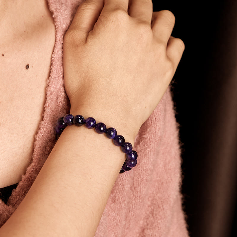Fortune Jewel Purple Tiger Eye Creativity Bracelet