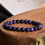 Fortune Jewel Purple Tiger Eye Creativity Bracelet