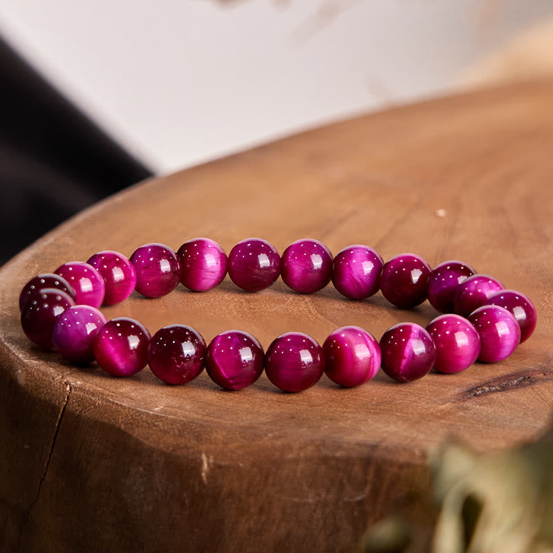 Fortune Jewel Red Tiger Eye Calm Bracelet