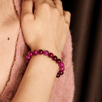 Fortune Jewel Red Tiger Eye Calm Bracelet