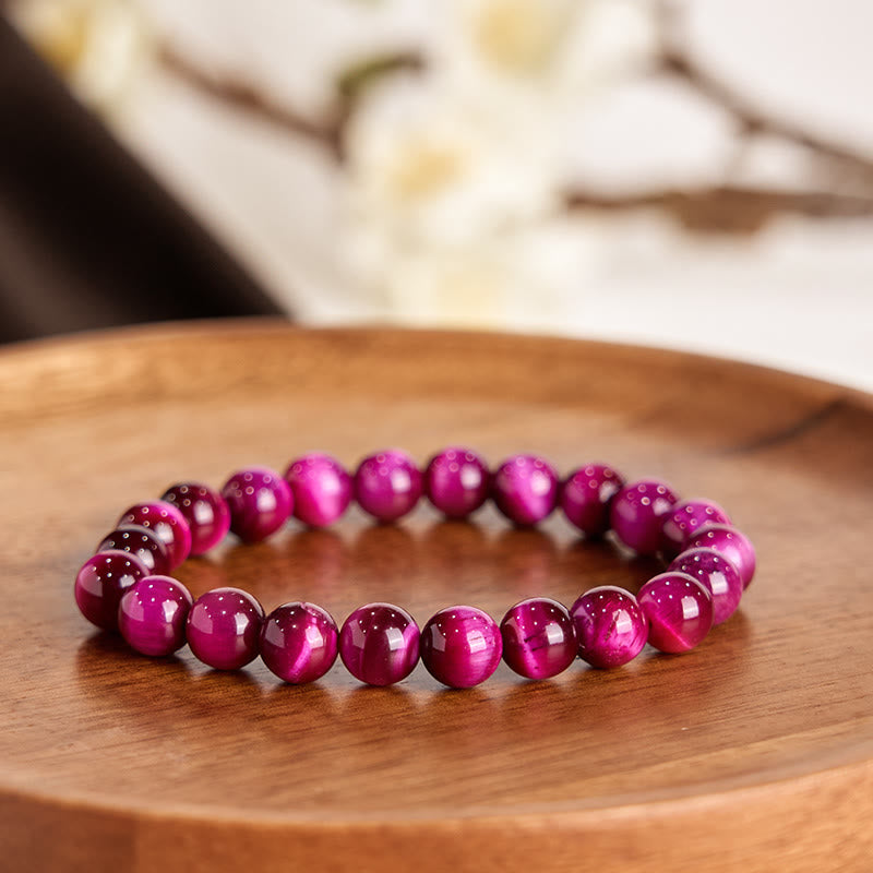 Fortune Jewel Red Tiger Eye Calm Bracelet