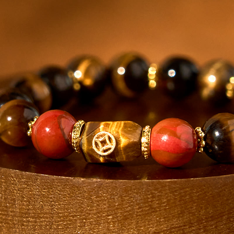 Fortune Jewel Tiger Eye Courage Bracelet