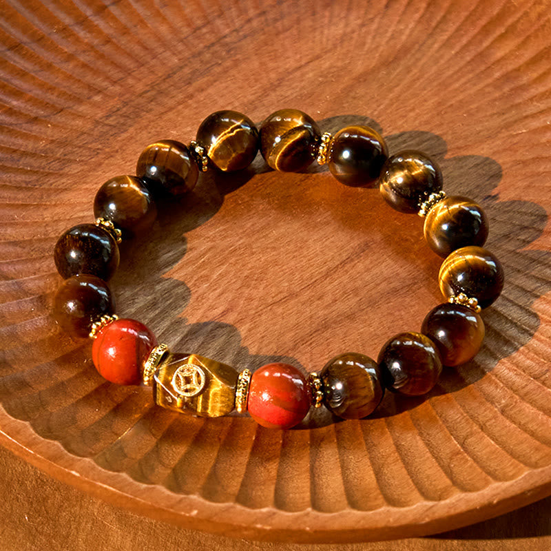 Fortune Jewel Tiger Eye Courage Bracelet