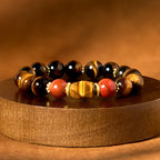 Fortune Jewel Tiger Eye Courage Bracelet