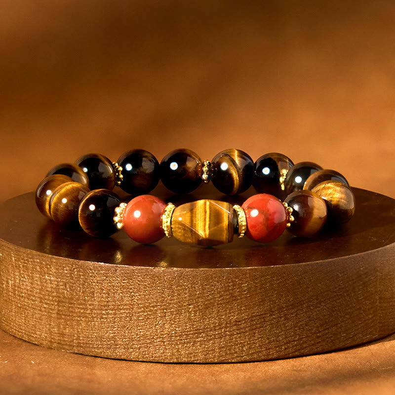 Fortune Jewel Tiger Eye Courage Bracelet