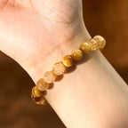 Fortune Jewel Citrine Tiger Eye Red Agate Generosity Bracelet
