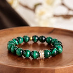 Fortune Jewel Green Tiger Eye Positive Bracelet
