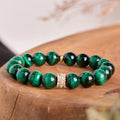 Fortune Jewel Green Tiger Eye Positive Bracelet