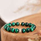 Fortune Jewel Green Tiger Eye Positive Bracelet