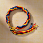 Fortune Jewel Tibetan Hand-woven Colored Rope Luck Bracelet